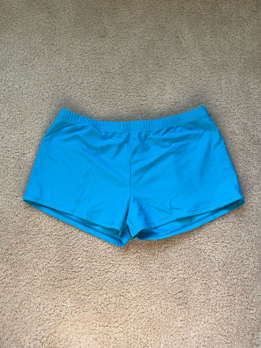 Unbranded Women’s Turquoise Blue Swim Shorts w/ Front Lining - XL - Stretch
